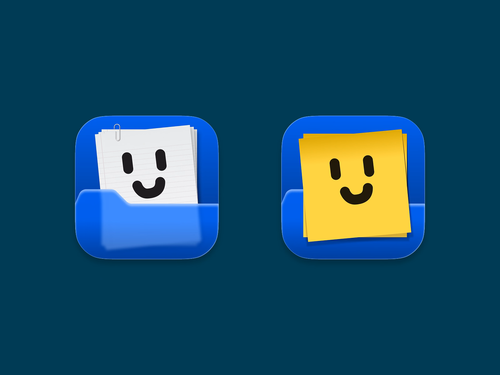 Notes App Icon Design Concept — DRIBBBLE UI design by Rudy Pratama Agnel (Slide 1)