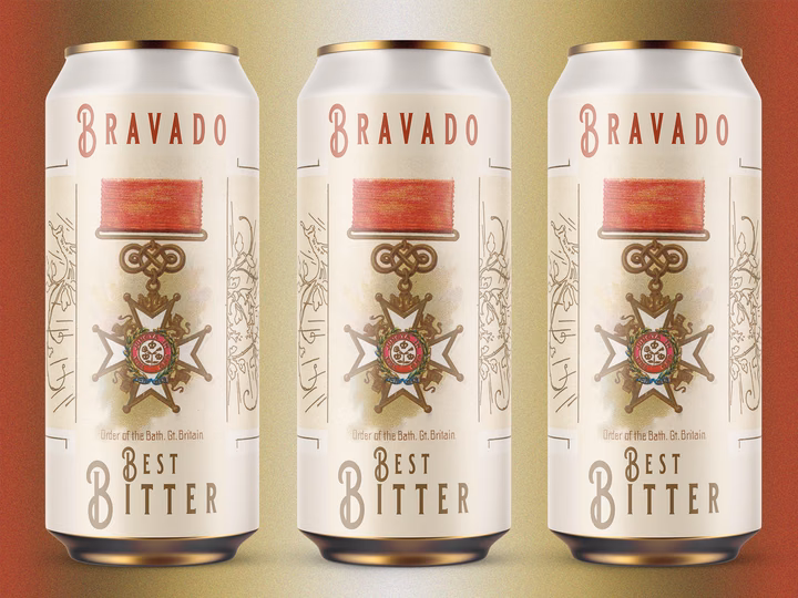 Bravado Best Bitter Product Packaging Design — UI design by Pine Watt