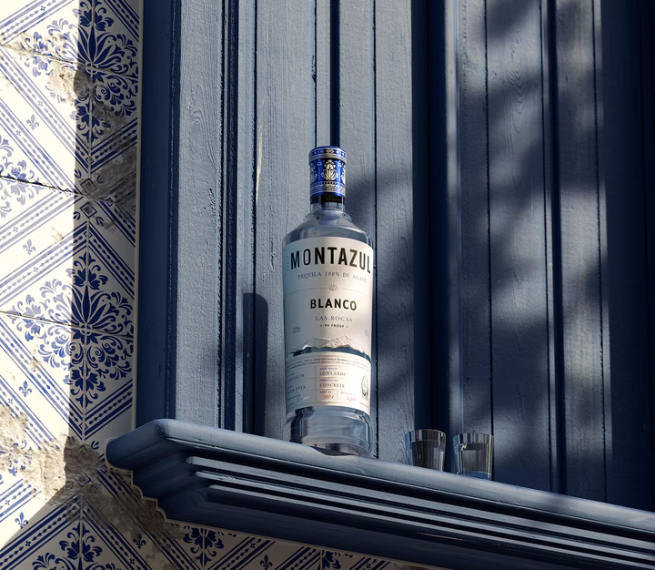 Montazul Blanco Tequila Packaging & Product Visualization design by Dusan Sol