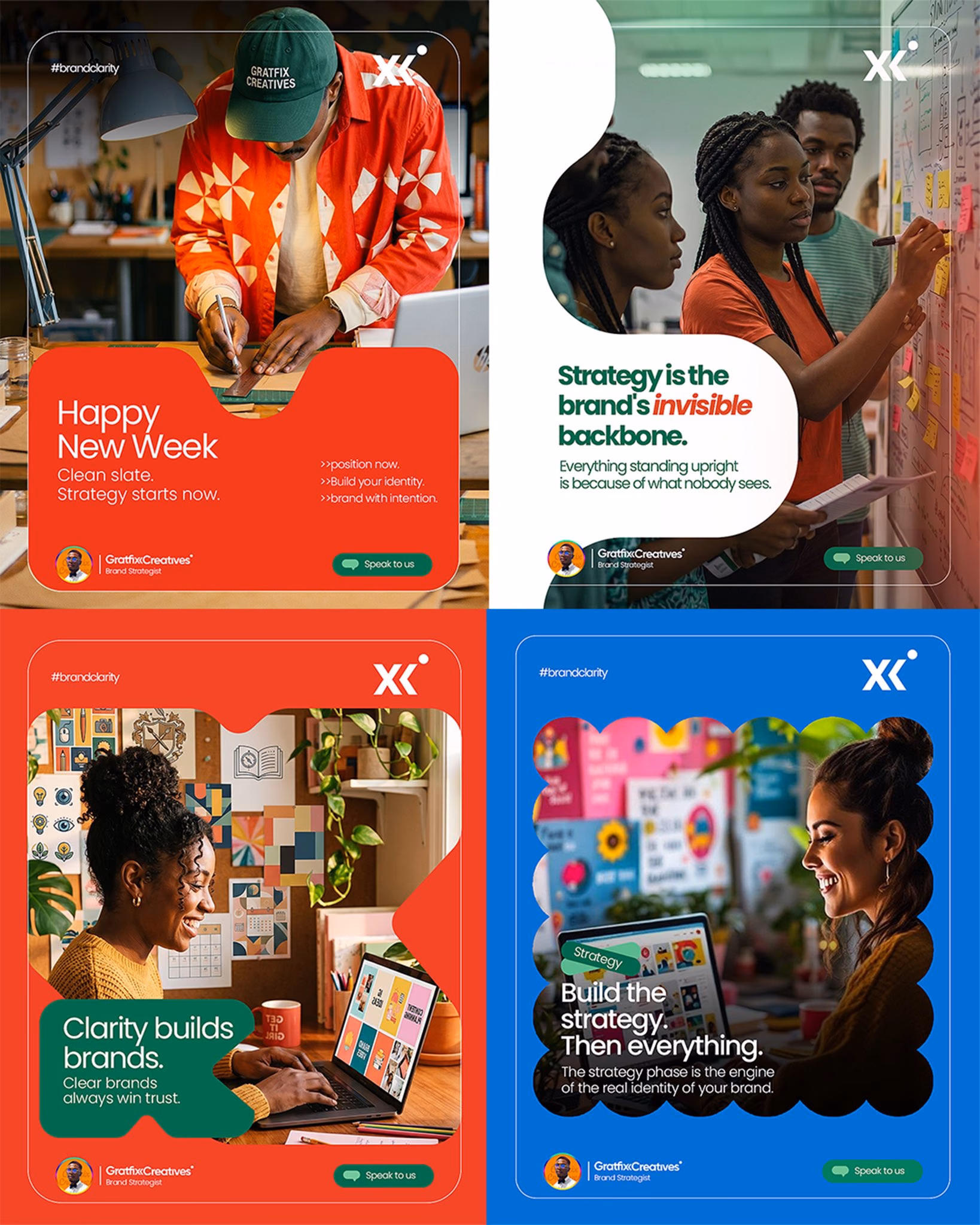 Dynamic Brand Identity & Social Graphic Layouts — X UI design by GRATFIX CREATIVES (Slide 4)