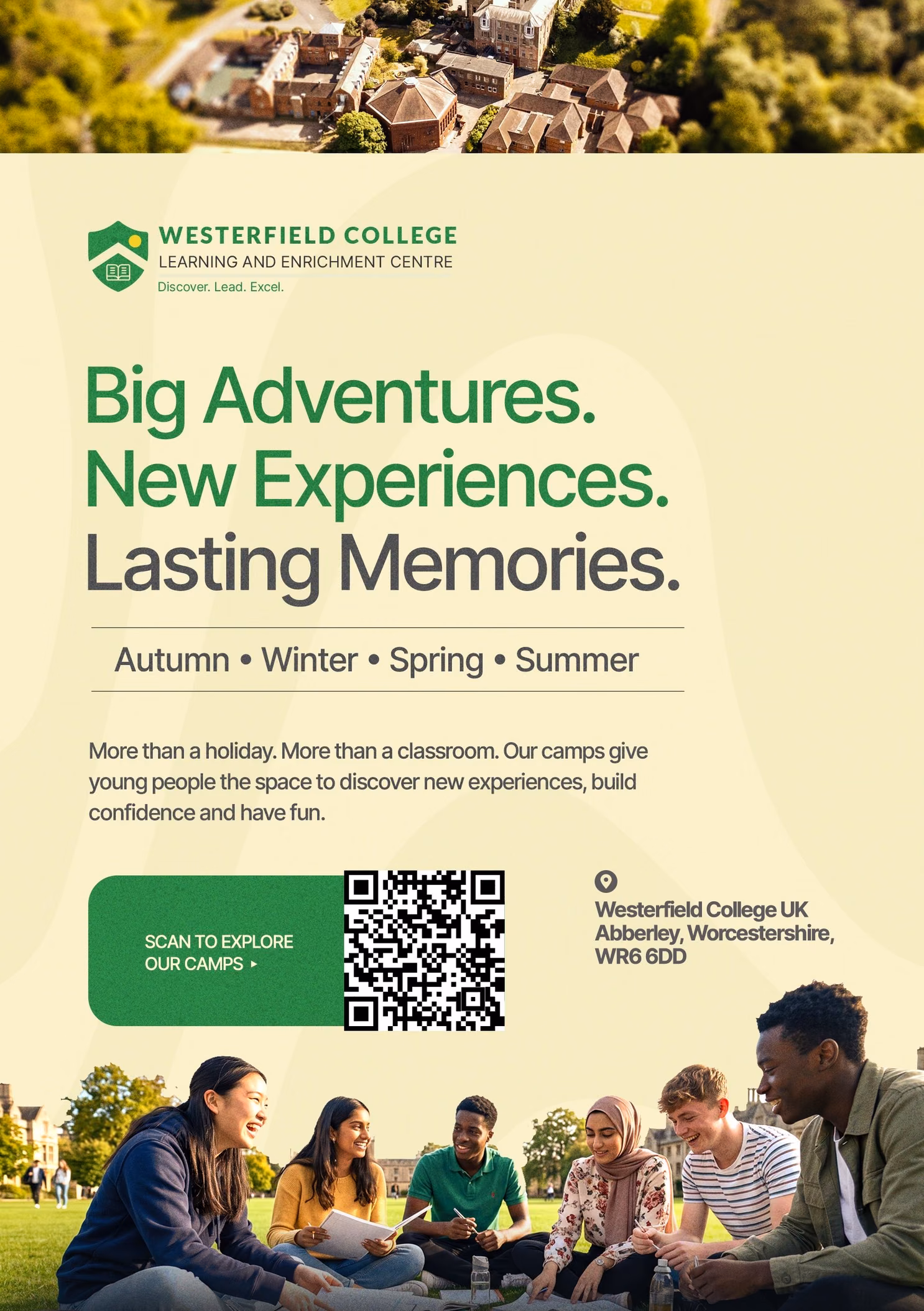 Westerfield College Promotional Campaign Poster — X UI design by Ayoni✨ (Slide 2)