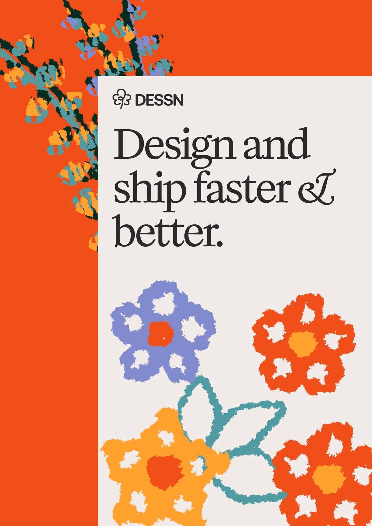 DESSN Botanical Digital Art Showcase — X UI design by Ayush Soni (Slide 4)