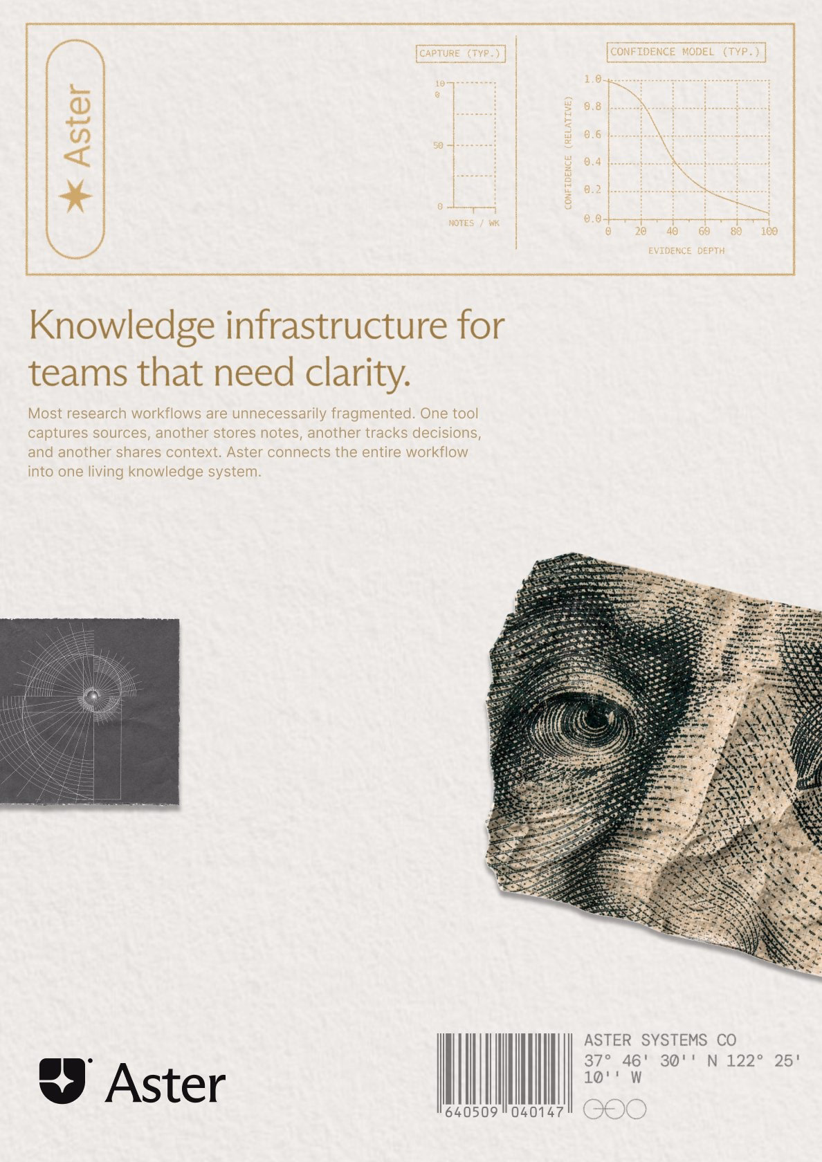 Aster Brand Exploration — X UI design by kushal (Slide 3)