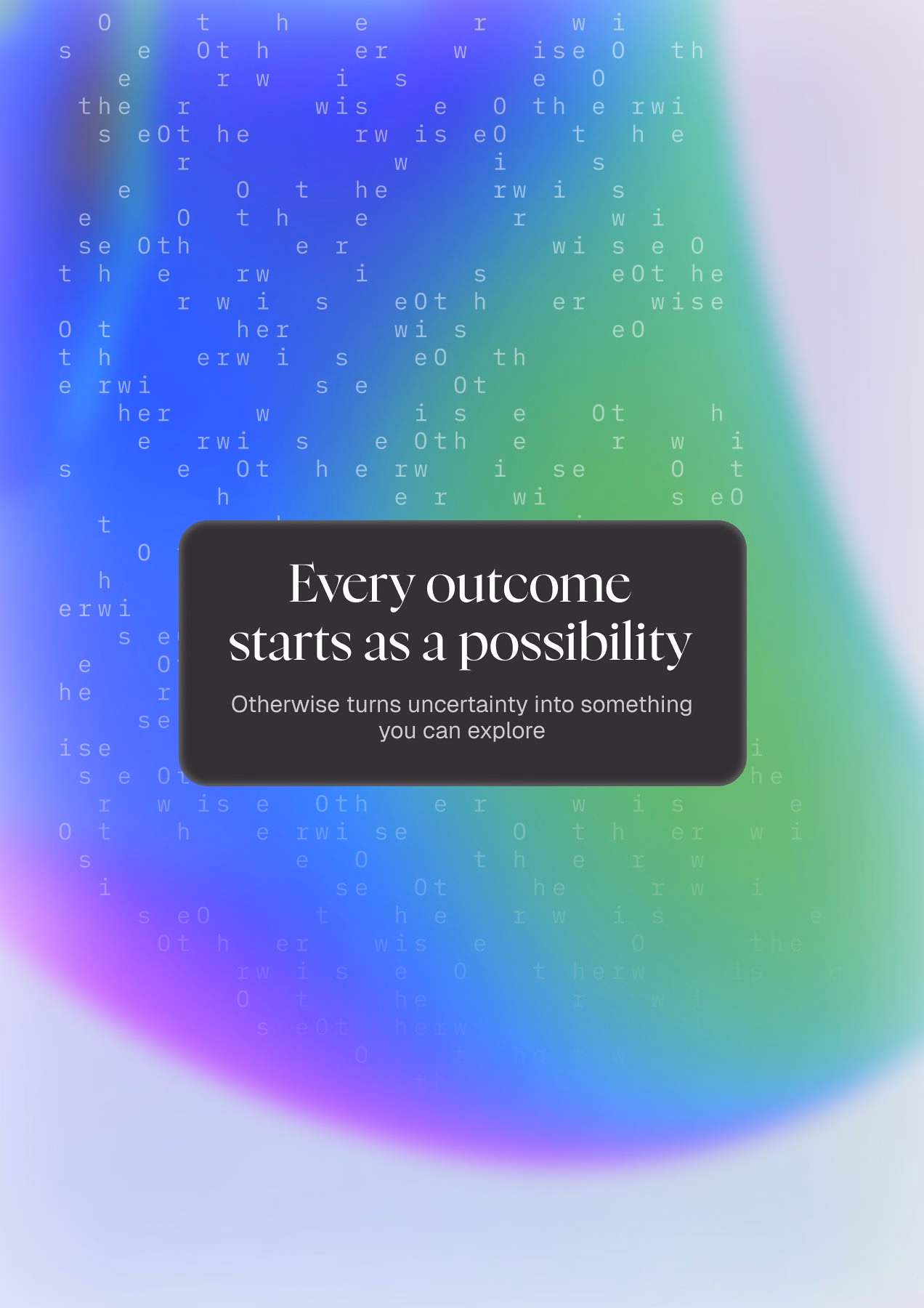Otherwise Brand Exploration — X UI design by Alex (Slide 2)