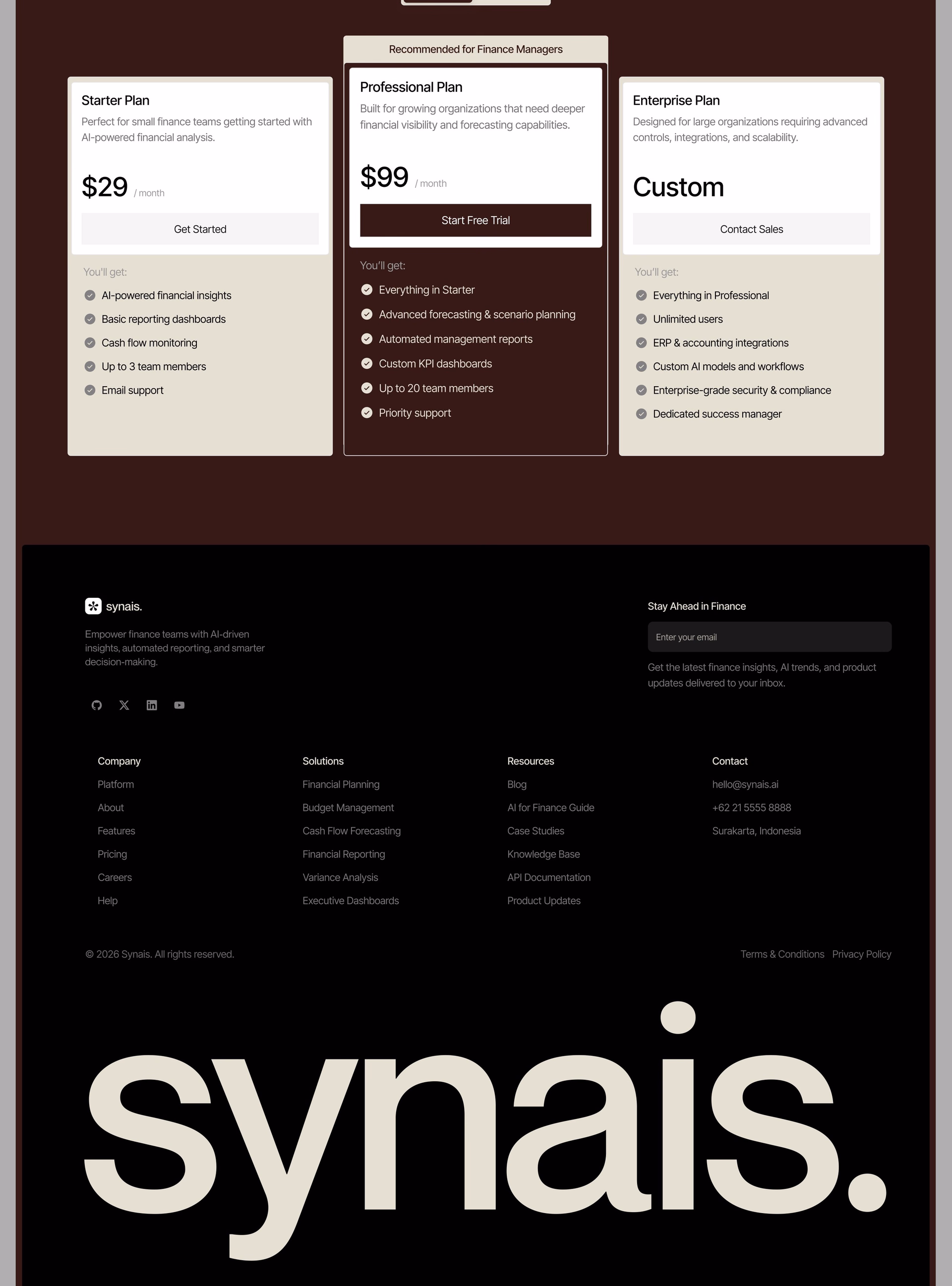 Smais Financial Management Landing Page — X UI design by Abdul Saboor (Slide 4)