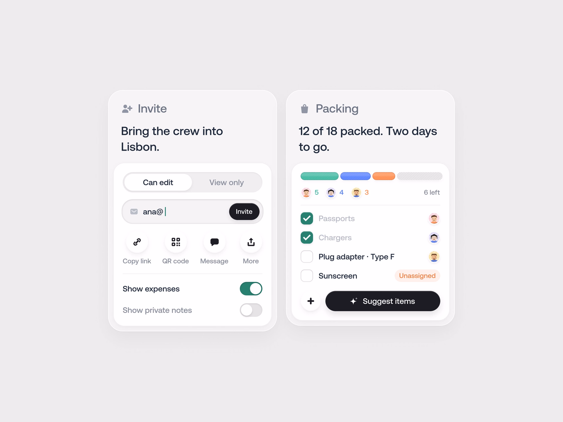 Travel Itinerary Dashboard Interface — X UI design by Yuri Gokoryan (Slide 4)