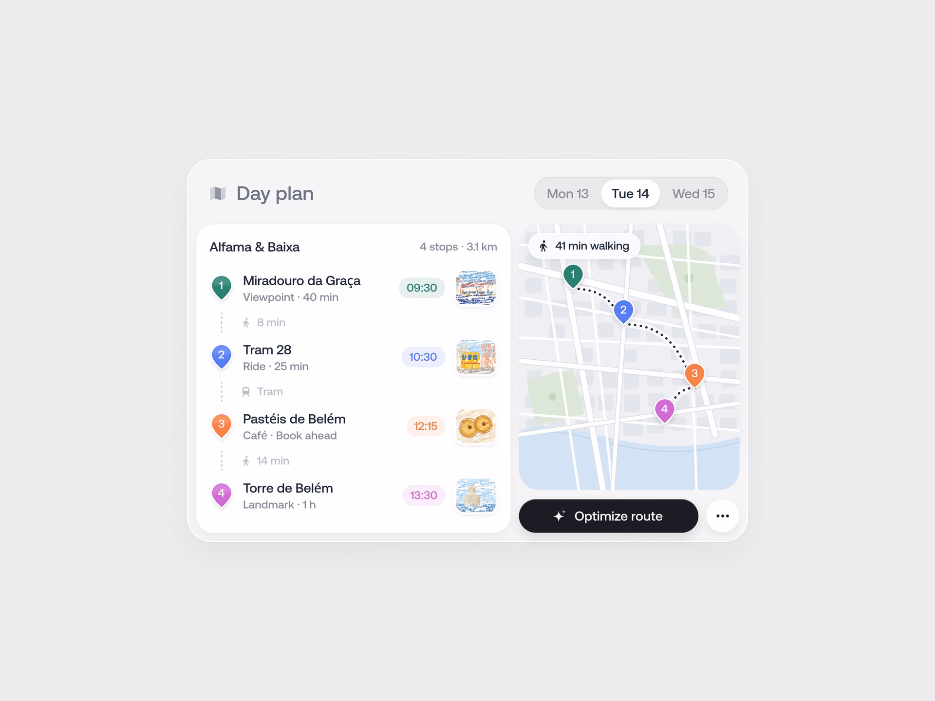 Travel Itinerary Dashboard Interface — X UI design by Yuri Gokoryan (Slide 3)
