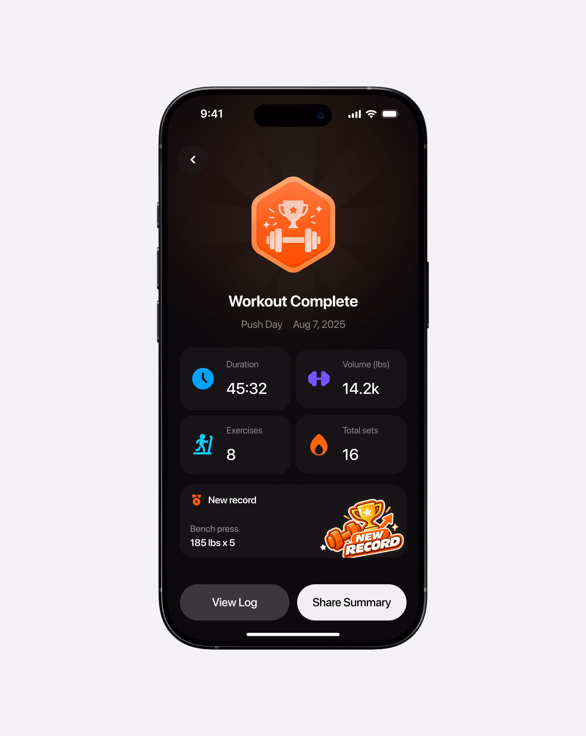 Workout Flow Fitness Mobile App — X UI design by Babayanski (Slide 4)