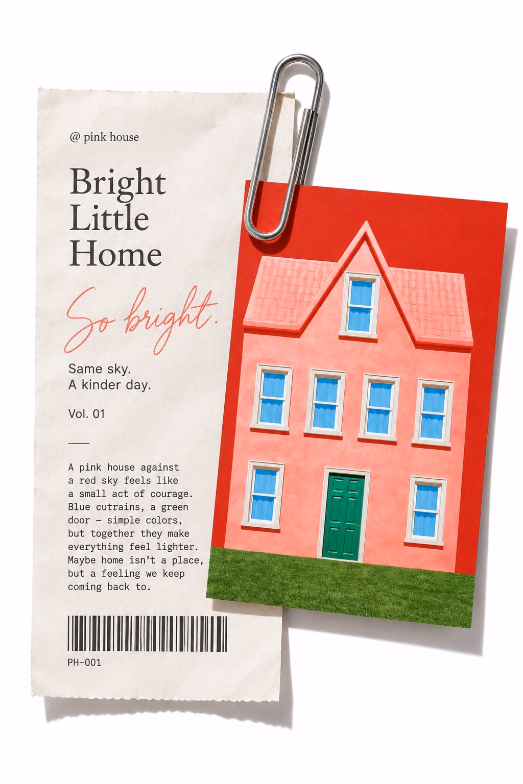 Bright Color Collage Poster Design — X UI design by 노노아카이브 (Slide 3)