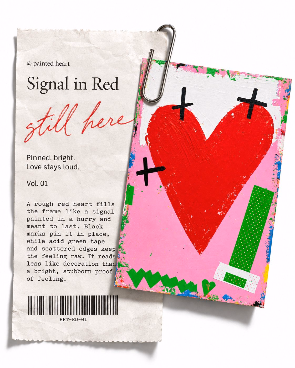 Bright Color Collage Poster Design — X UI design by 노노아카이브 (Slide 2)