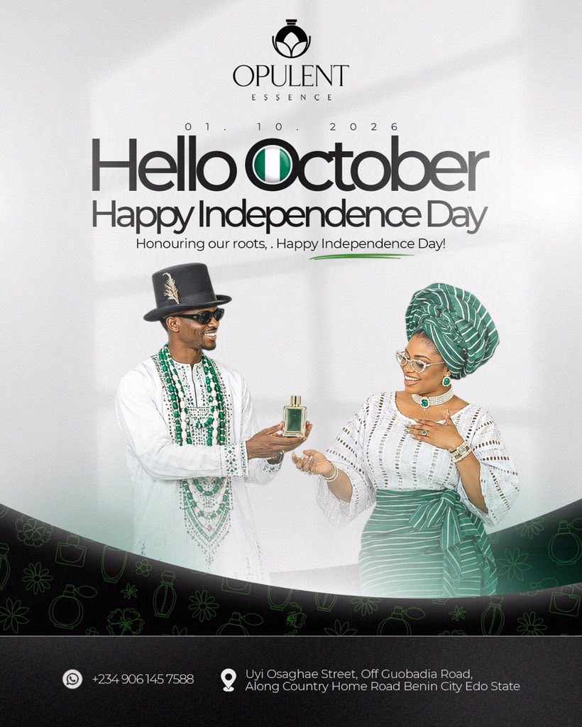 Nigerian Independence Day Beauty Salon Social Media Design — X UI design by Desseygraphix (Slide 3)