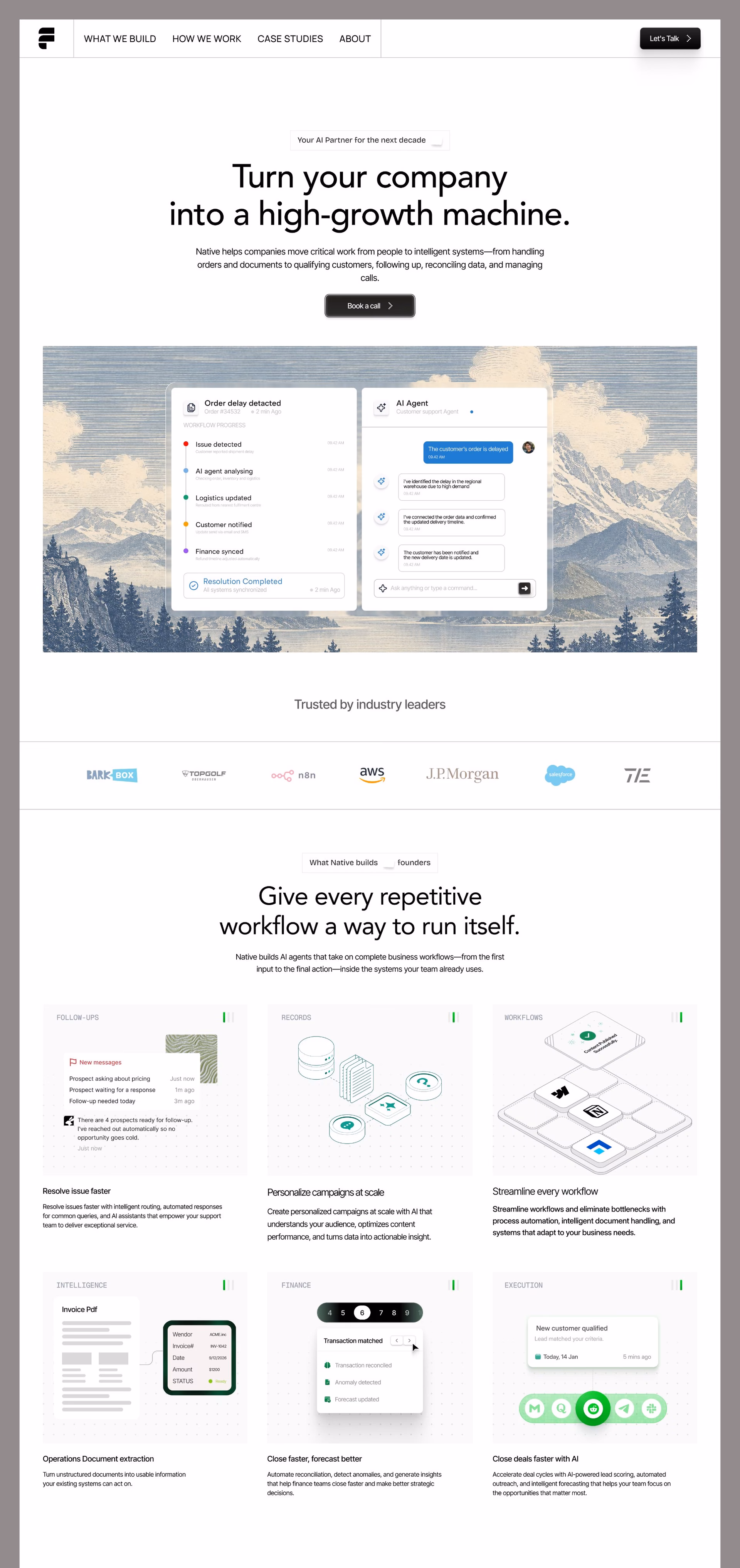 SaaS HR Platform Landing Page UI — X UI design by Aakib Khan (Slide 2)