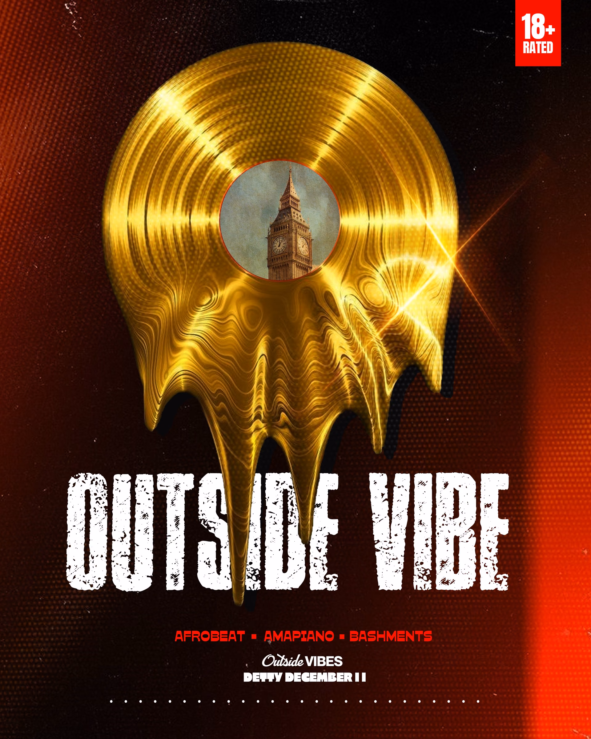 Neo-Brutalist Afrobeats Event Poster Design — X UI design by Adekunle Adekola | Visual Designer (Slide 3)