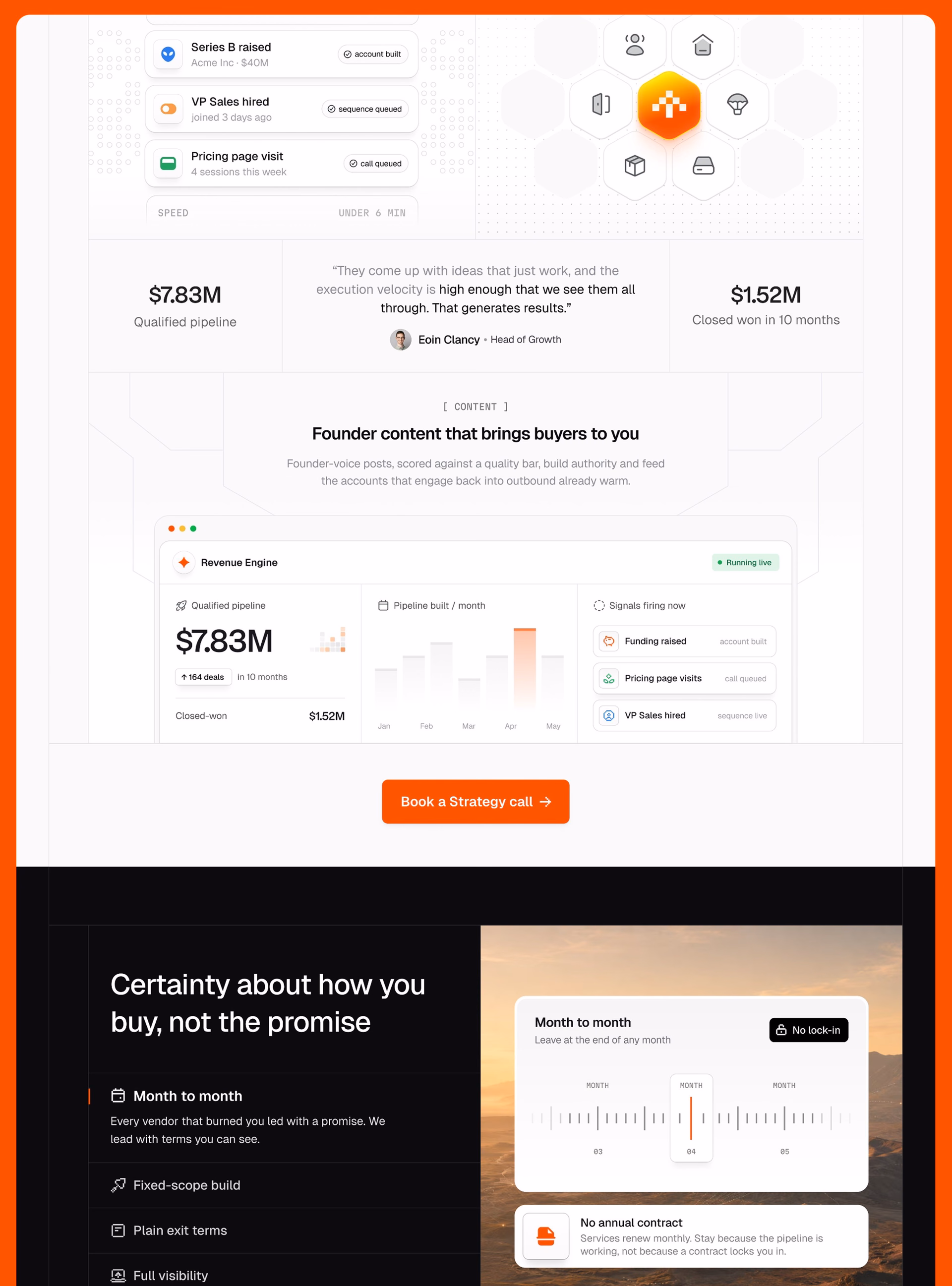 Minimalist Sales Automation Landing Page UI — X UI design by Yasir Ahmad Noori (Slide 3)