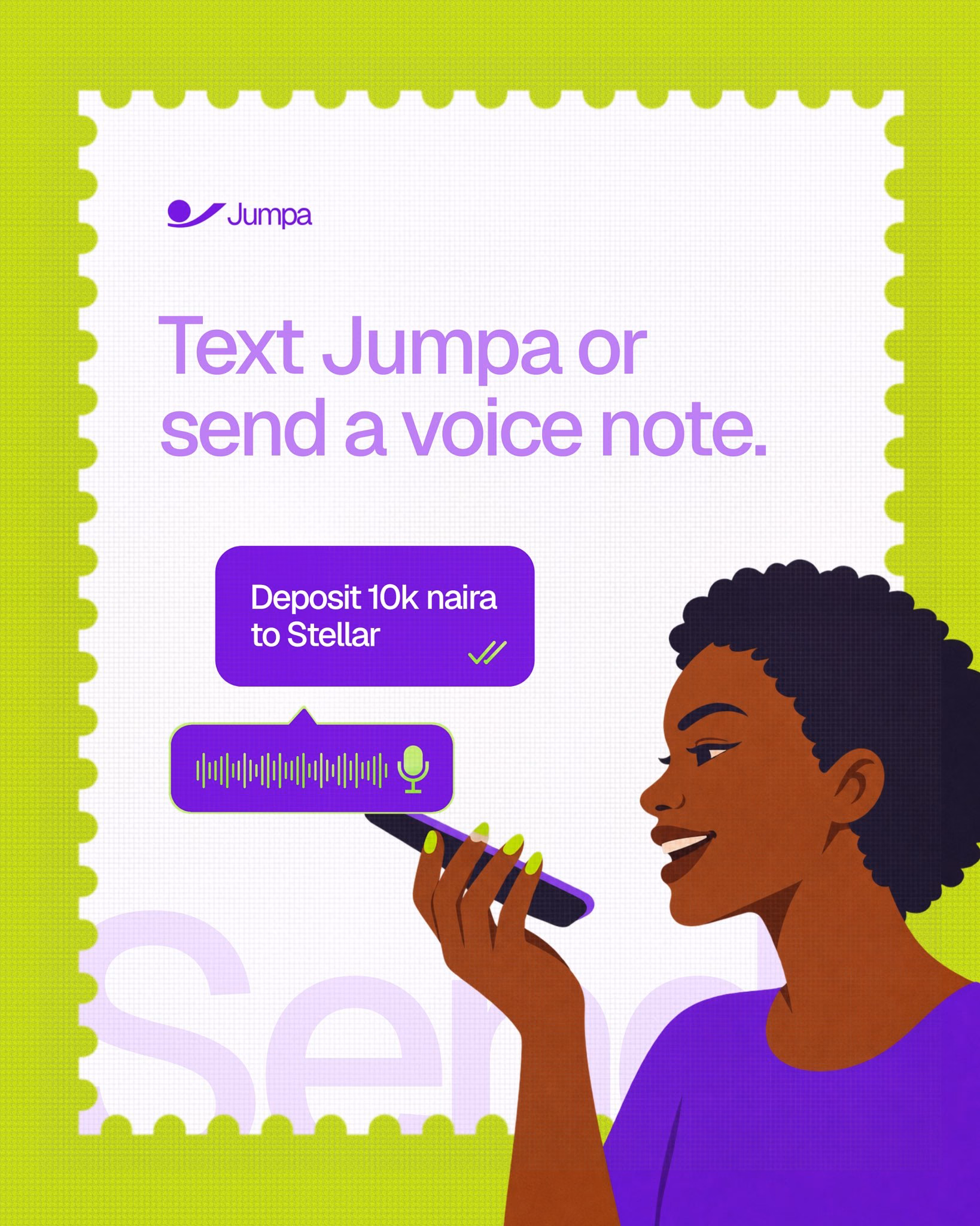 Bold Neon Brand Poster and Stamp Illustration Design — X UI design by OLOBA THE ARTIST (Slide 2)