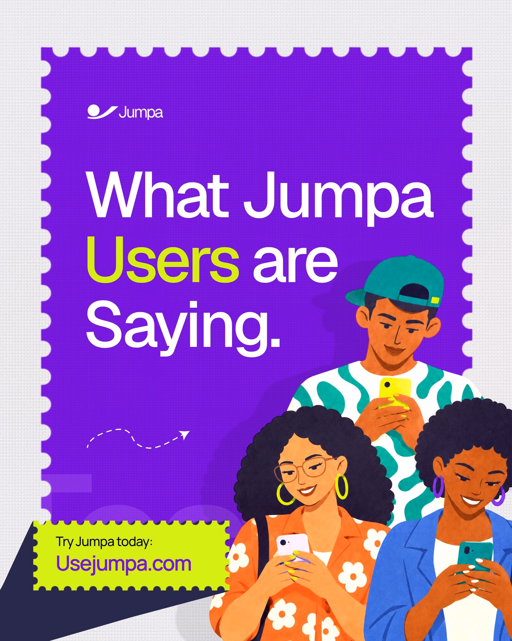 Bold Neon Brand Poster and Stamp Illustration Design — X UI design by OLOBA THE ARTIST (Slide 4)