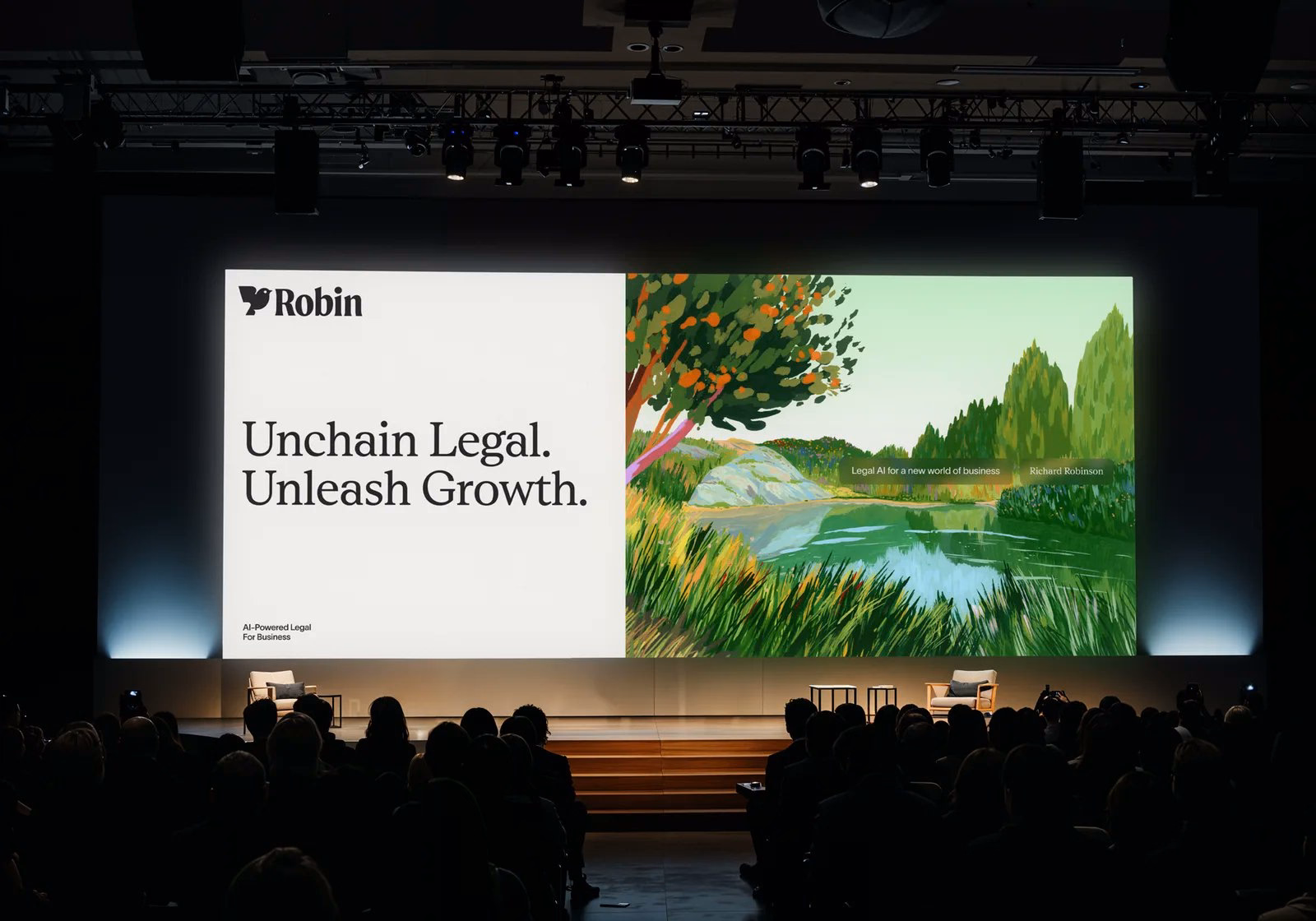 Desktop Dock UI with Illustrated Nature Wallpaper — X UI design by BRRRANDING (Slide 2)