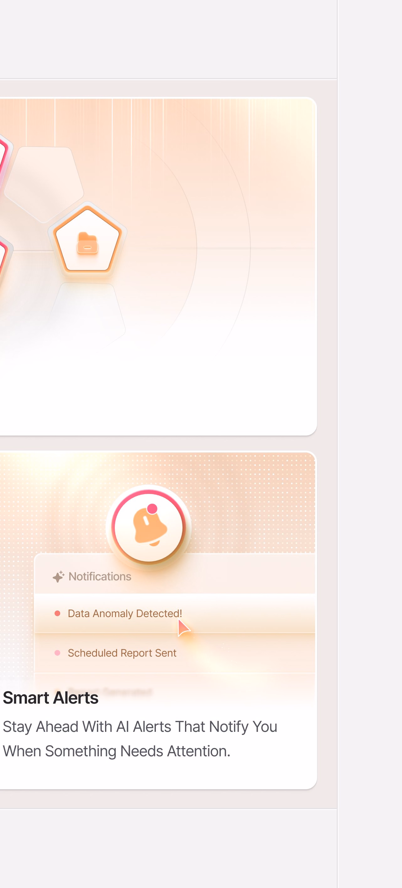 SaaS Analytics Dashboard Bento Grid UI — X UI design by Simoom (Slide 3)