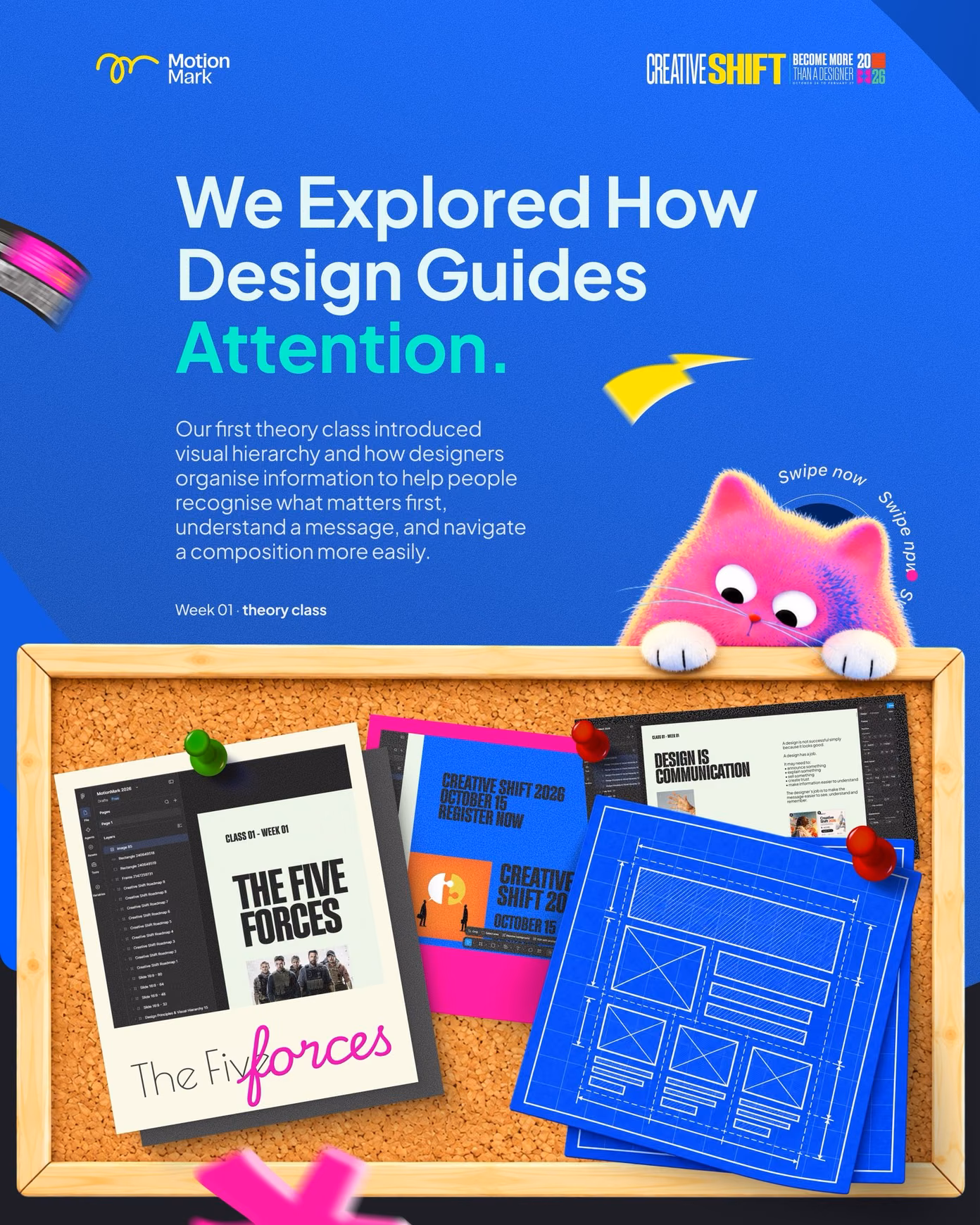 3D Fuzzy Character Social Media Design Promo — X UI design by MotionMark | Creative Reps (Slide 2)