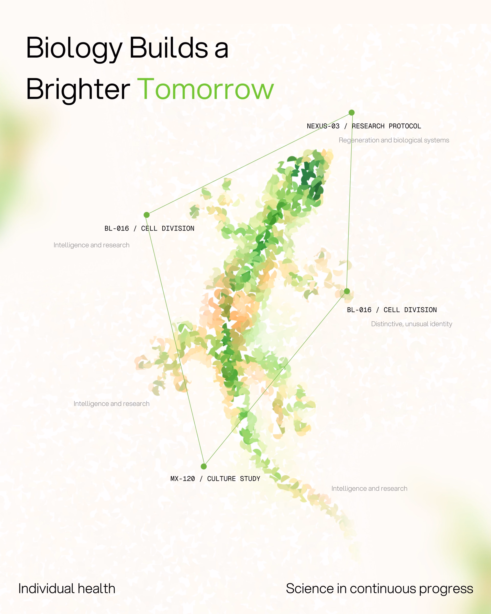 Nature Informs Better Solutions Concept Art — X UI design by Oriku (Slide 3)