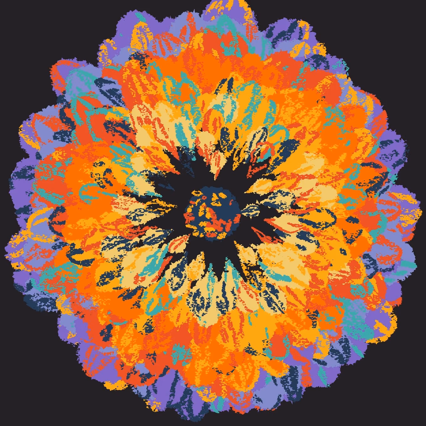 Dessn Social Media Post with Floral Illustration — X UI design by nim (Slide 2)