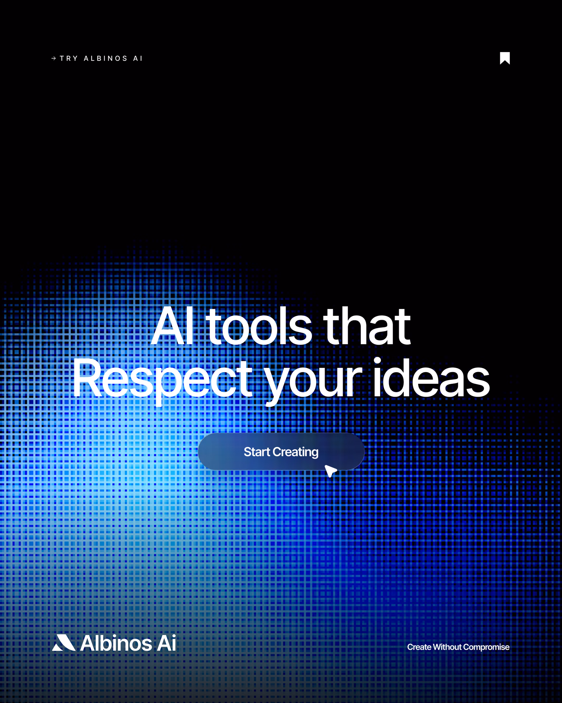 Albinos AI Social Media Graphic Concept — X UI design by Ahmad (Slide 3)