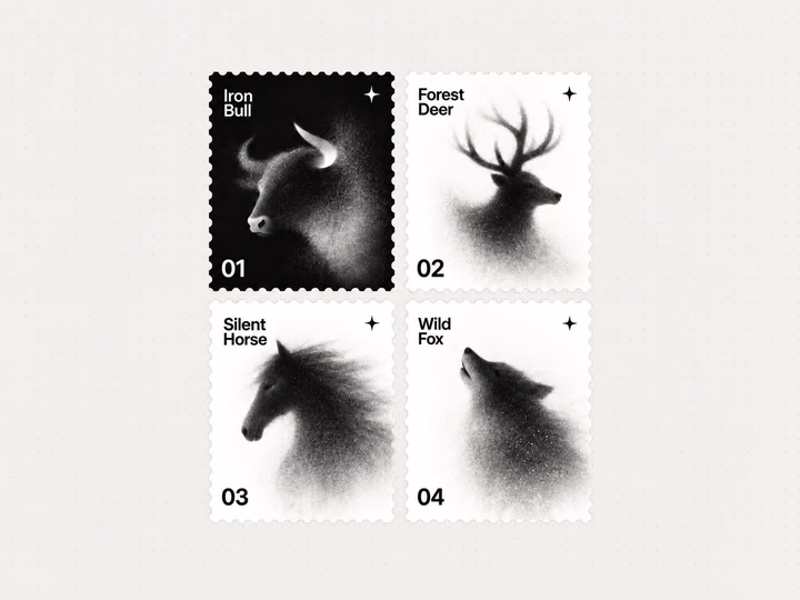 Stamps — UI design by Dev Patel