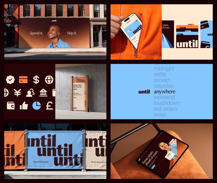 closer look of the brand identity — UI design by Afrian Hanafi
