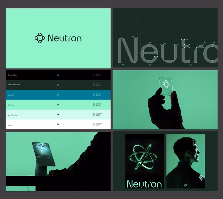 Neutron Visual Identity Showcase — UI design by Ab studio | Brand Designer