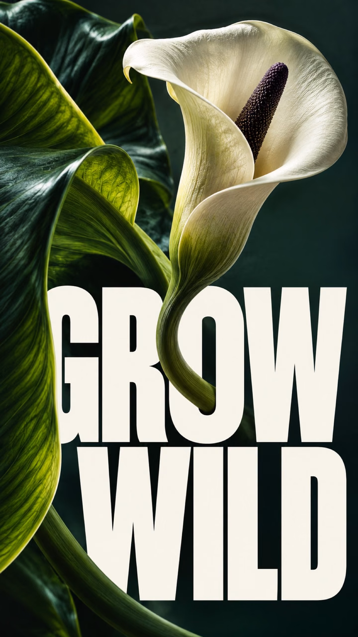 Grow Wild Poster — UI design by Vigo Zhao