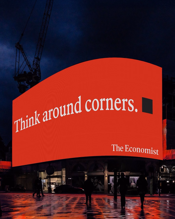 The Economist Billboard Redesign — UI design by Nomad®