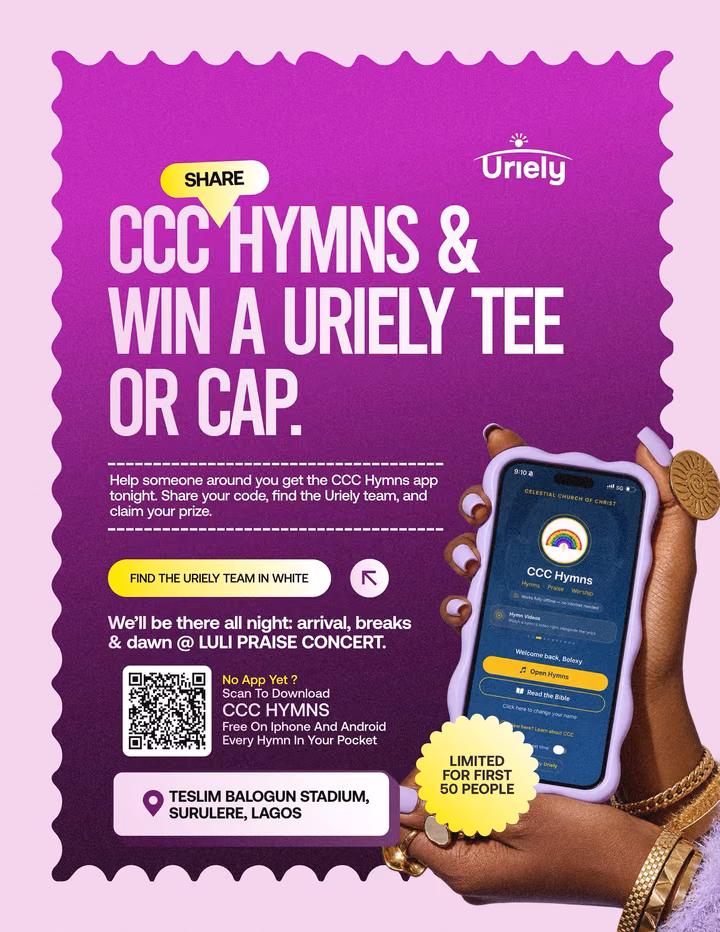 Vibrant Purple Promotional Poster and App UI Design — UI design by Oshinaike Ayomide ™️