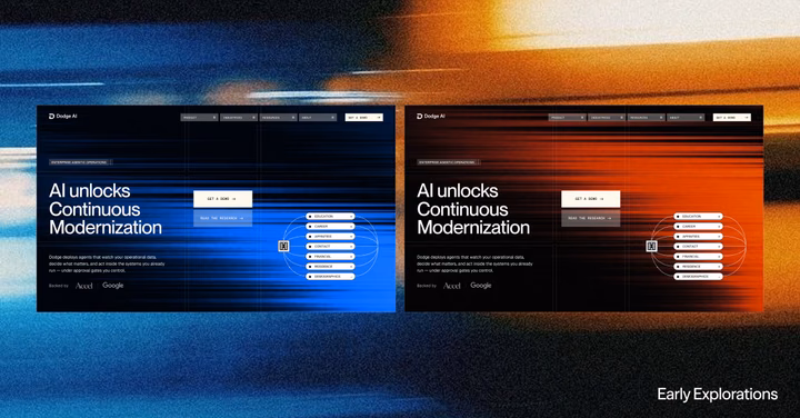 Futuristic AI SaaS Landing Page Concept — UI design by Sahil