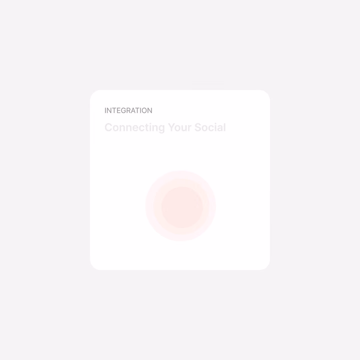 Minimalist Social Pulse Widget UI Design — UI design by Hamad Tanveer