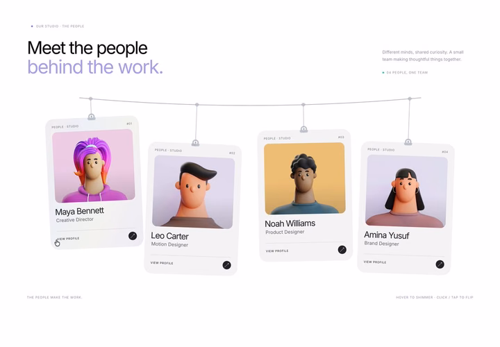Interactive Framer Component & UI Kit Showcase — UI design by Hayriye