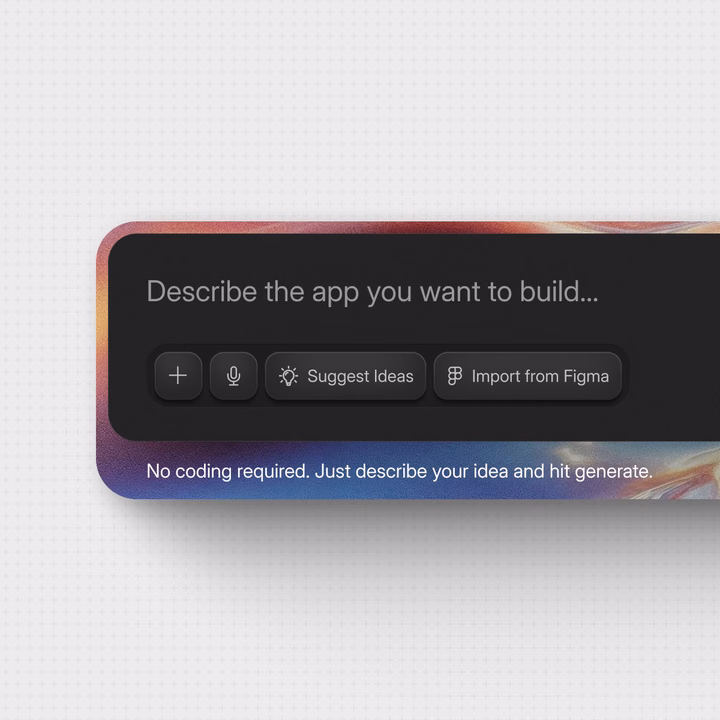 Generative AI Prompt Bar with Floating UI — UI design by Kartik Bansal