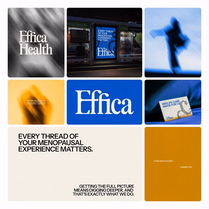 Effica Brand Visual Identity and Design System — UI design by Rebrand