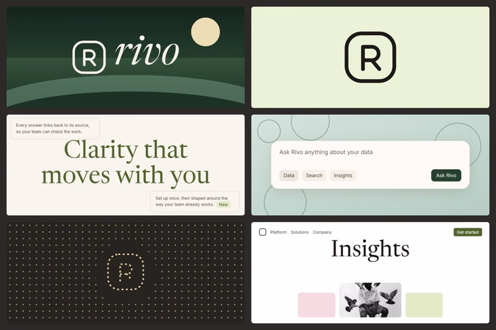 Rivo AI SaaS Landing Page — UI design by Tushar Pandey