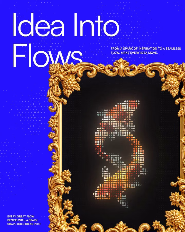 Fluid Water Flow Motion Interface Design — UI design by Oriku