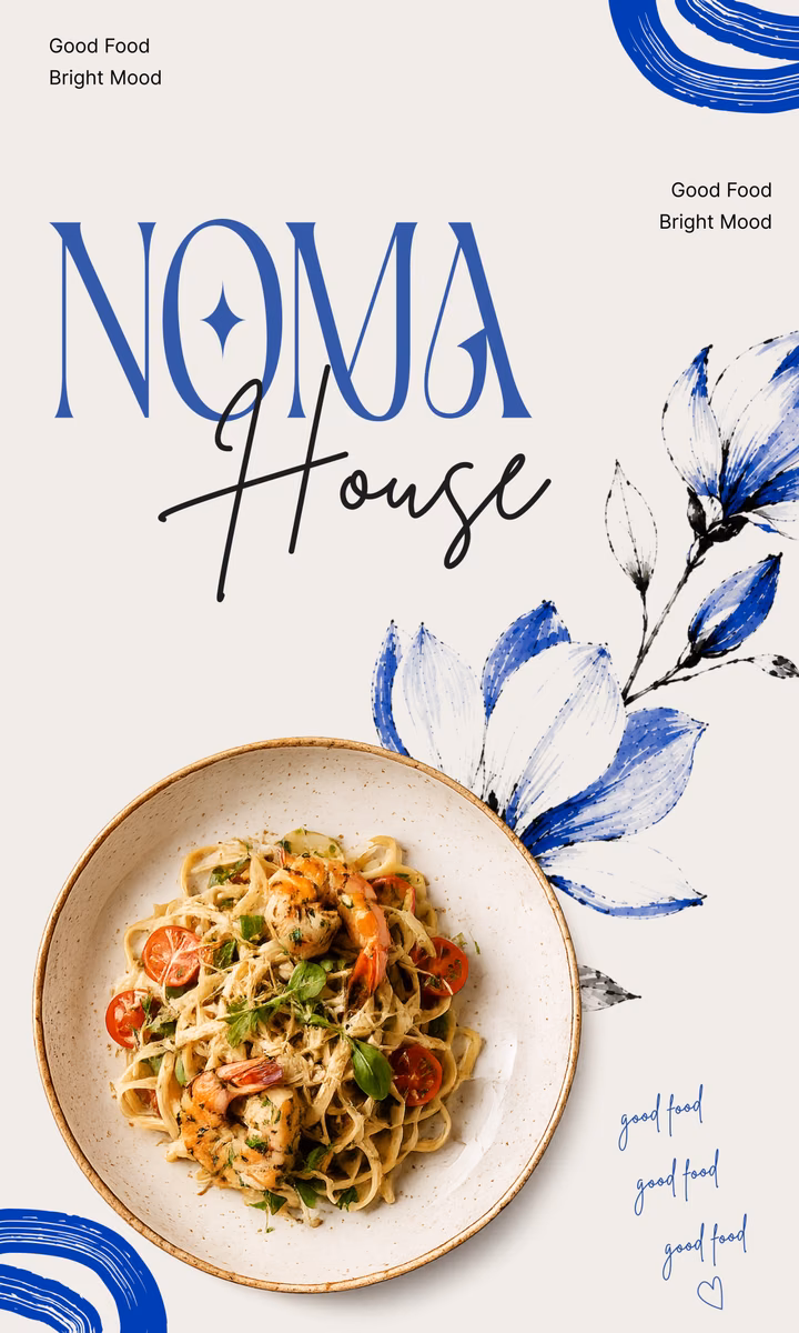 Noma House Restaurant Menu Cover Design UI design inspiration