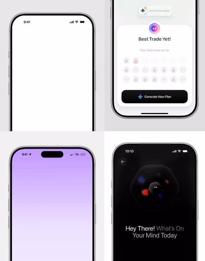 Fintech AI Mobile App Dashboard design by Kree8
