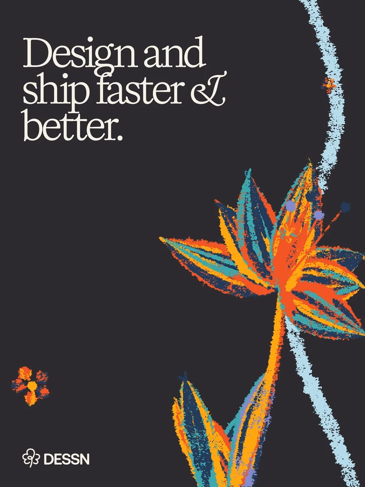 Dessn Social Media Post with Floral Illustration design by nim